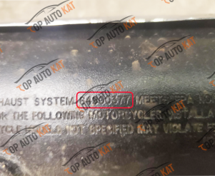 Викуп каталізаторів Металеві Harley-Davidson   Бензин 64900377