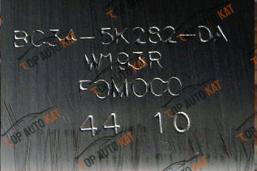 Викуп каталізаторів Кераміка Ford   Бензин BC34-5K282-DA (1) New Ford Front Diesel / Attached to BC34-5K282-DA (2) and BC34-5K282-GA (3)